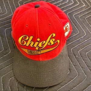 Rare Kansas City Chiefs game-worn Reebok team cap
